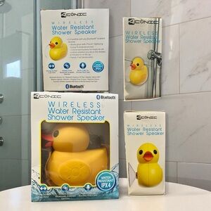 Aconic RUBBER DUCKY Wireless Water Resistant Shower Speaker NWT